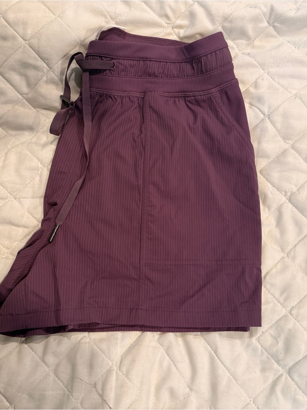 lululemon Plum Athletic Shorts never worn size 8